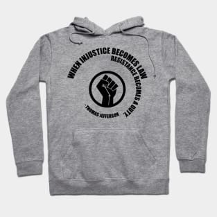 Resistance Becomes Duty. Protest Resist Shirts Hoodies and Gifts Hoodie